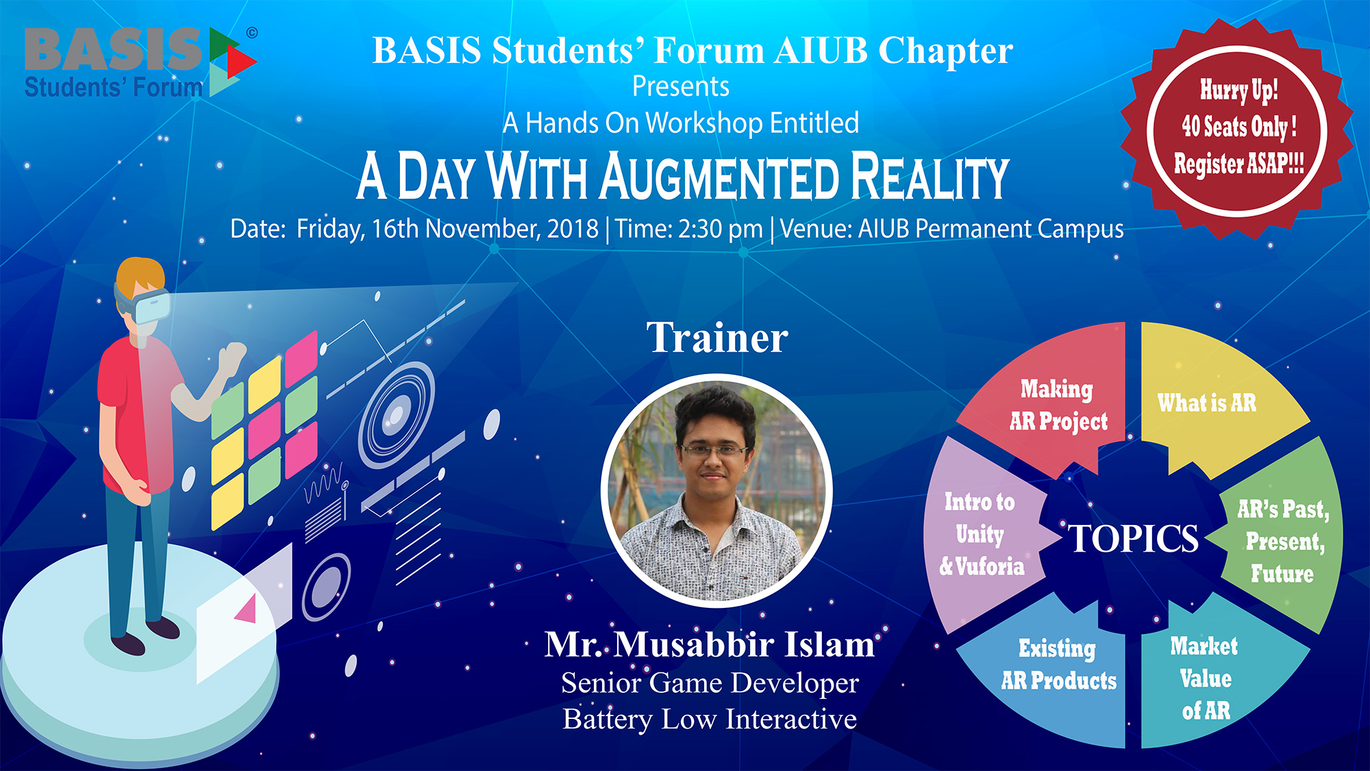 AIUB: A Day With Augmented Reality